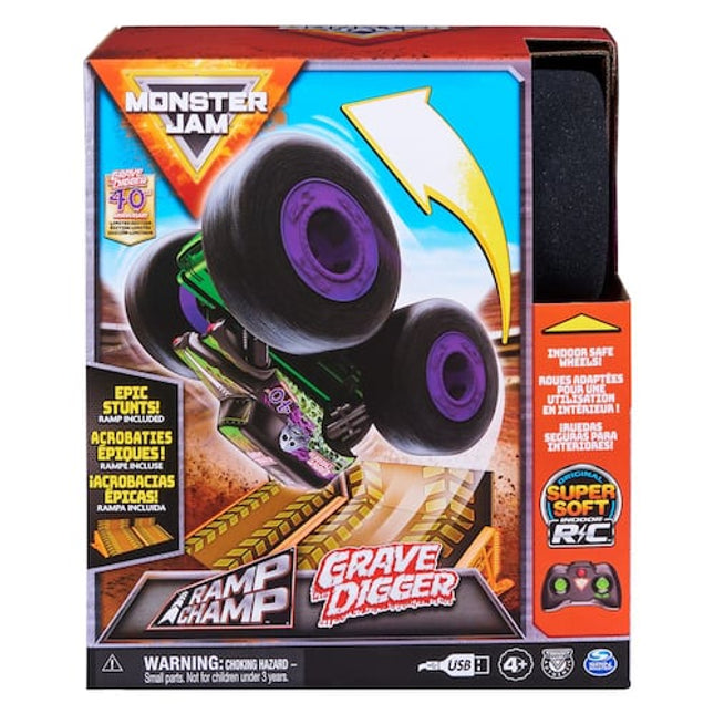 Monster Jam. Ramp Champ Grave Digger R/C