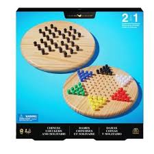 Juego De Mesa. Damas chinas + solitario