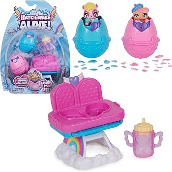 HATCHIMALS ALIVE. SILLA DE COMIDA