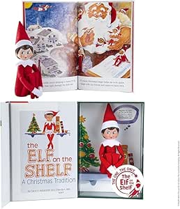 The elf on the shelf. Duende niña + libro