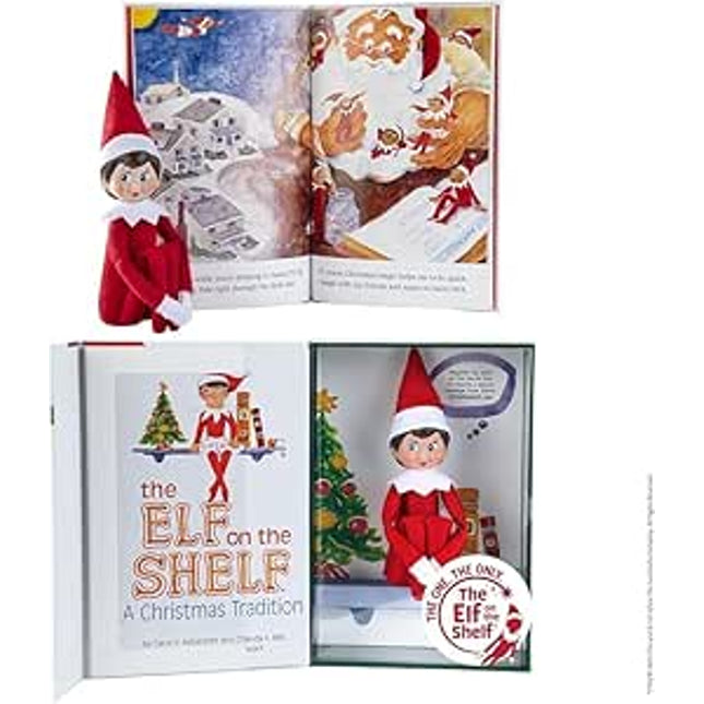 The elf on the shelf. Duende niña + libro