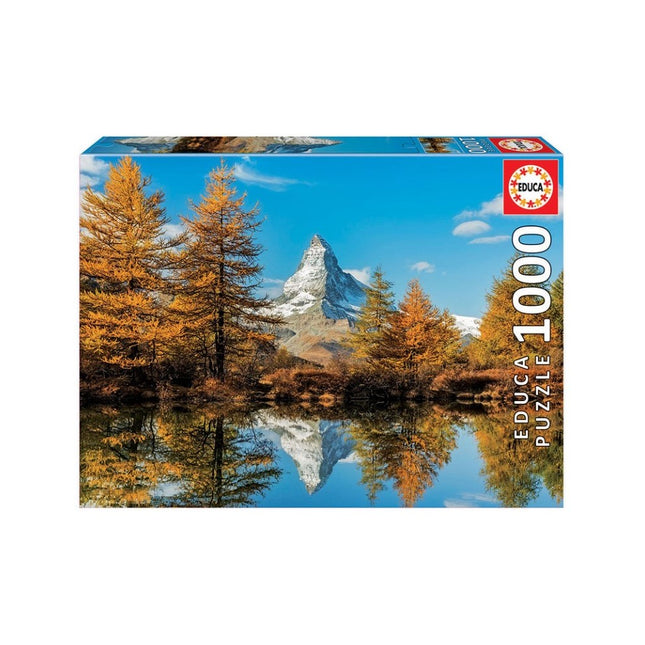 Rompecabezas 1000Pzas. Monte cervino en otoño