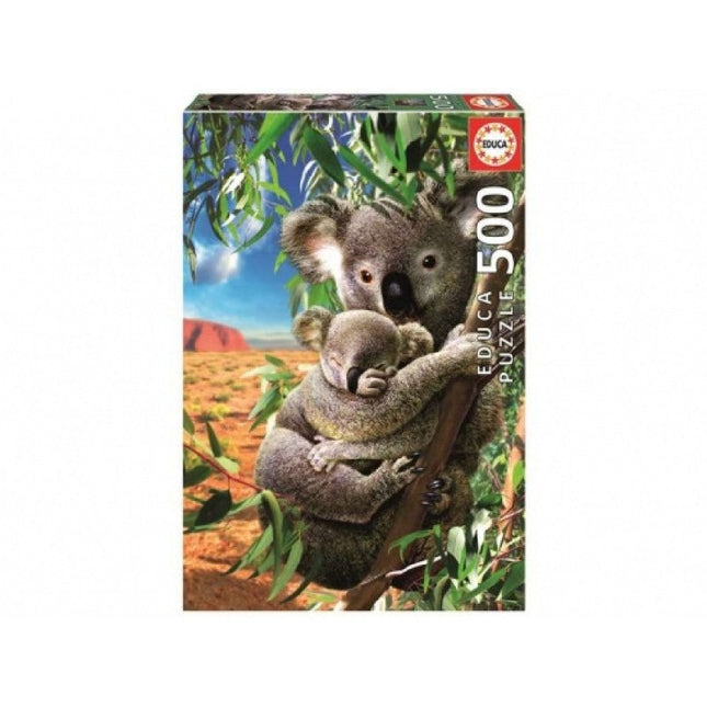 Rompecabezas 500 pzas. Koala con su cachorro