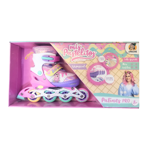 Patines. Mis pastelitos ajustables talla 31-34