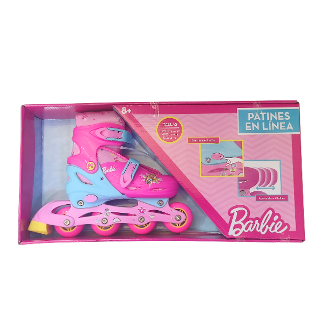 Patines. Barbie ajustable talla 35-38