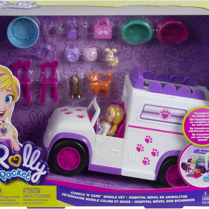 POLLY POCKET. HOSPITAL MOVIL DE ANIMALITOS