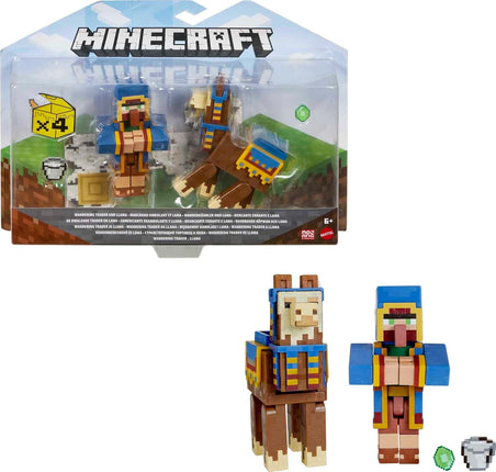 Minecraft. Set de 3 figuras de 3,25¨
