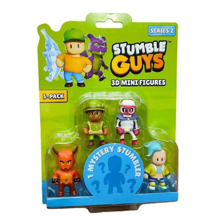 Stumble Guys. Series 2 set 5 minifiguras