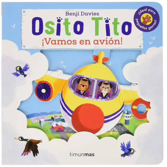 Osito tito. ¡Vamos en avión!