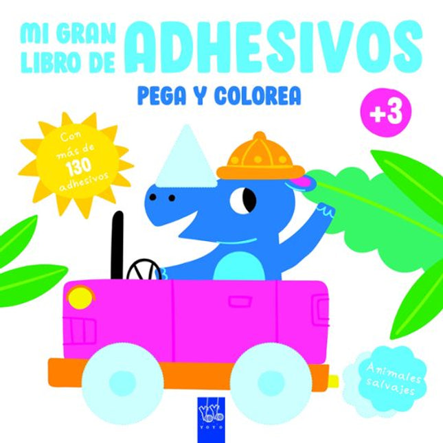 Mi gran libro de adhesivos. Animales salvajes