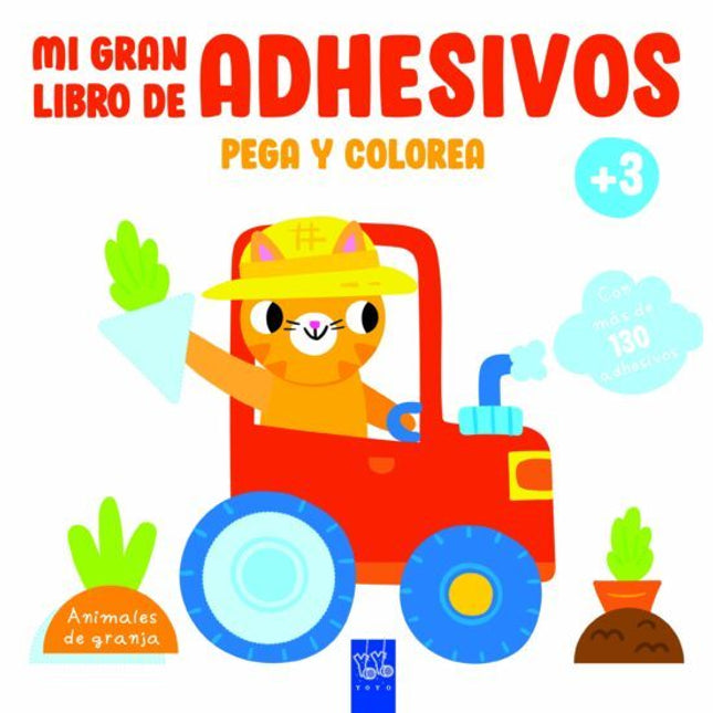 Mi gran libro de adhesivos. Animales de gran a