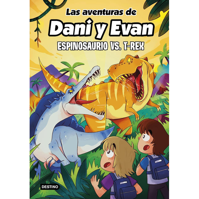 Las aventuras de Dani y Evan 10. Espino saurio vs. T-rey