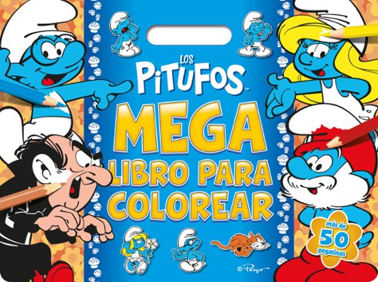 Los pitucos. Megalibro para colorear con pega tinas