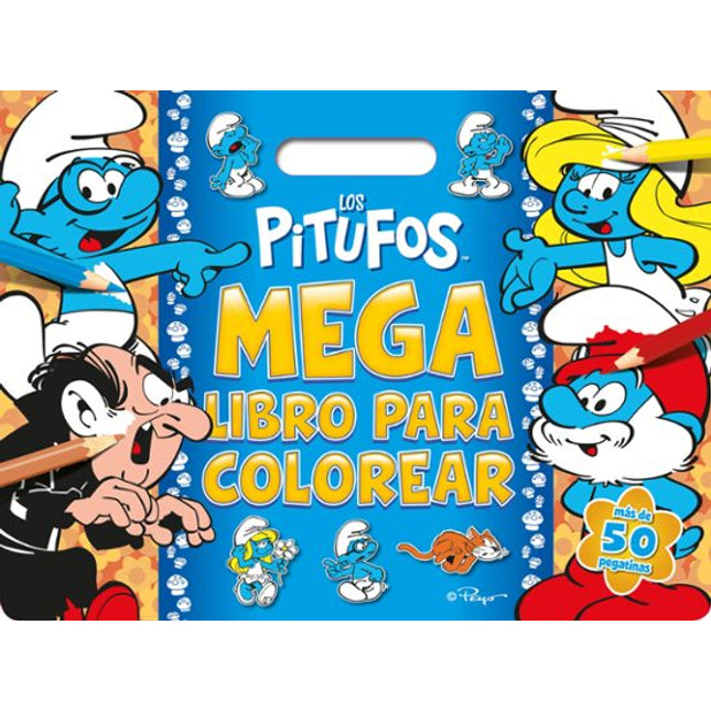 Los pitucos. Megalibro para colorear con pega tinas
