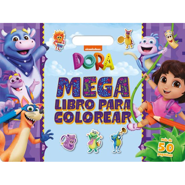 Dora. Megalibro para colorear con pegatinas
