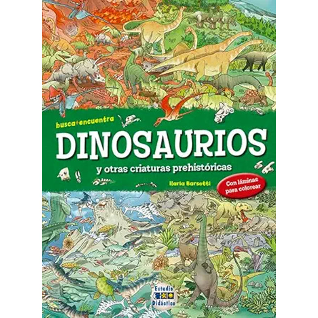 BUSCA Y ENCUENTRA DINOSAURIOS Y OTRAS CRIATUR AS PREHISTORICAS