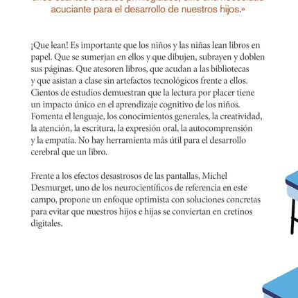 Más libros y menos pantallas