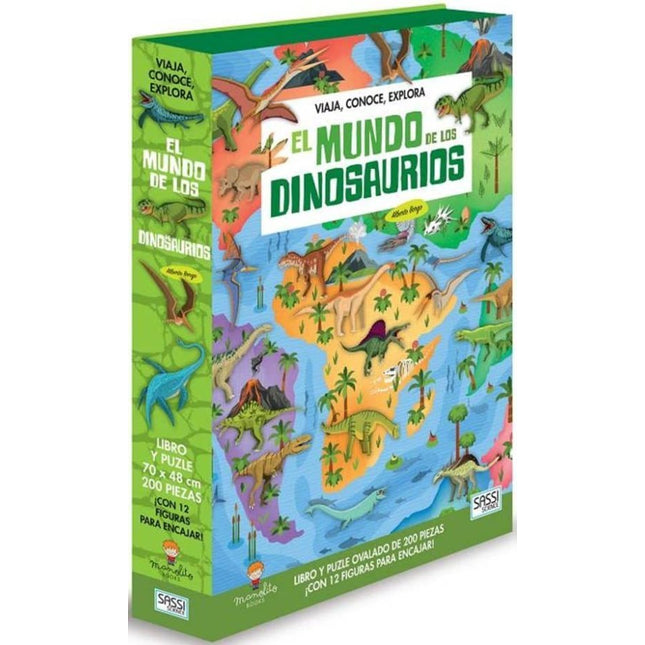 El mundo de los dinosaurios. Viaja, conoce, ...