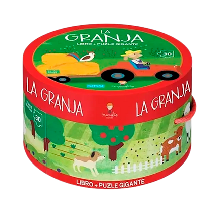 La granja (caja redonda lis+puzle)