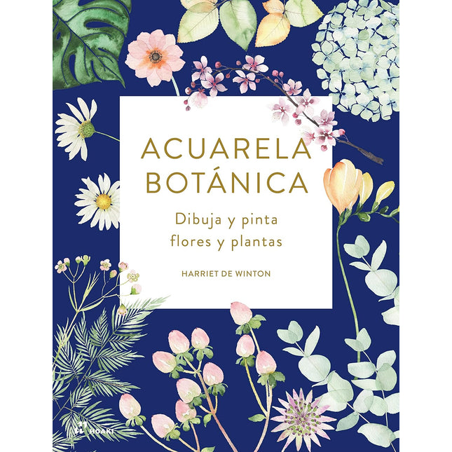 Acuarela botánica. Dibuja/pinta flores+plantas