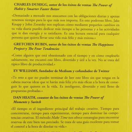 Make time. Cómo enfocarte en lo que importa cada día