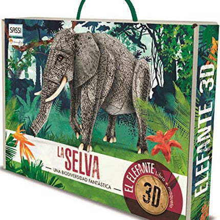 La selva. El elefante 3d