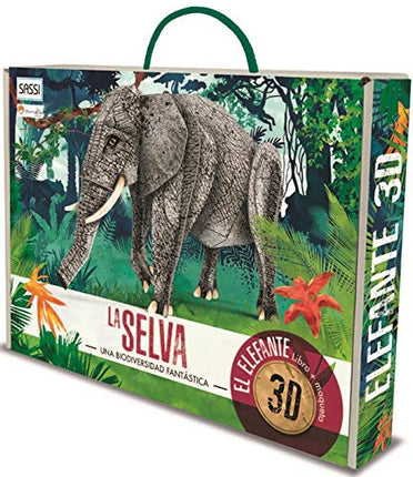 La selva. El elefante 3d