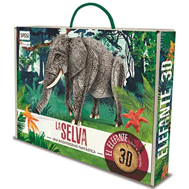 La selva. El elefante 3d