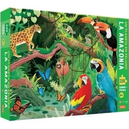 La Amazonia (libro+puzle-220 pzas)