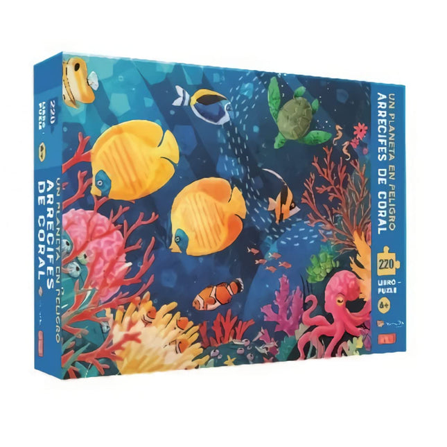 Arrecifes de coral (libro+puzle-220 pzas)