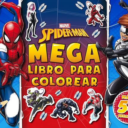 SPIDER-MAN. MEGALIBRO PARA COLOREAR 2