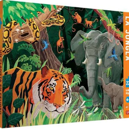 La jungla (libro+puzle-220 pzas)