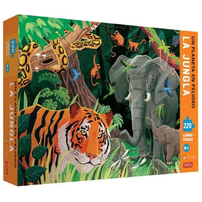 La jungla (libro+puzle-220 pzas)