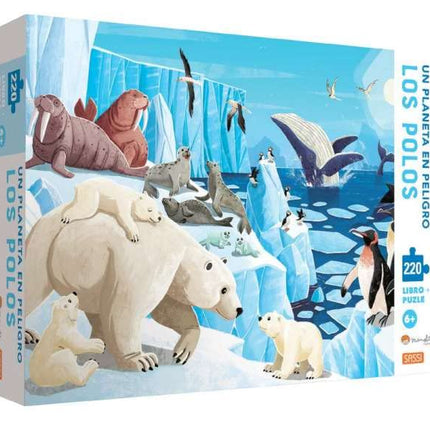 Los polos (libro+puzle-220 pzas)