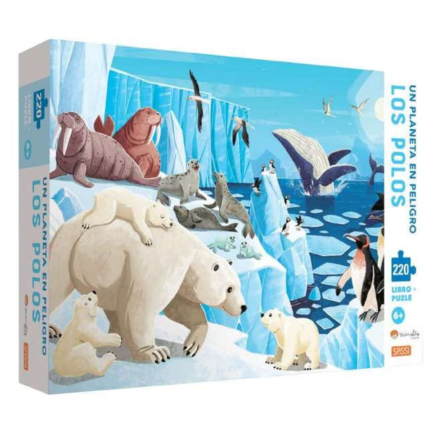 Los polos (libro+puzle-220 pzas)