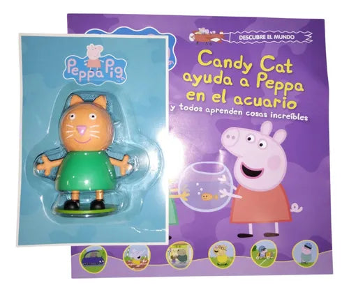 Peppa Pig. Candy cat ayuda a peppa en acuario