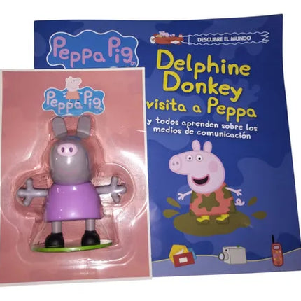 Peppa Pig. Delphine donkey visita a peppa
