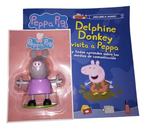 Peppa Pig. Delphine donkey visita a peppa