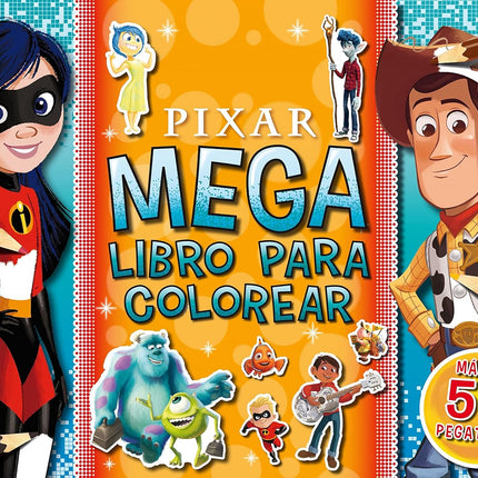 PIXAR. MEGALIBRO PARA COLOREAR