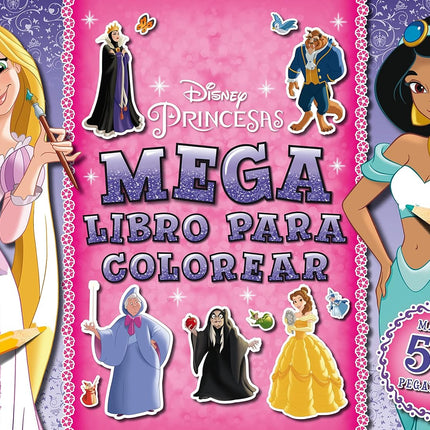 Princesas. Megalibro para colorear 3