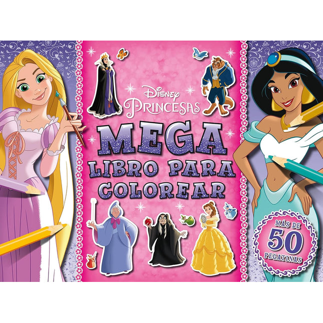 Princesas. Megalibro para colorear 3