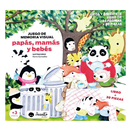 Papás, mamás y bebés (libro+30 pzas)