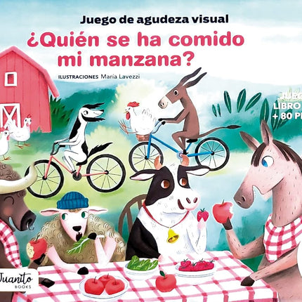 ¿Quién se ha comido mi manzana? Juego de agudeza visual