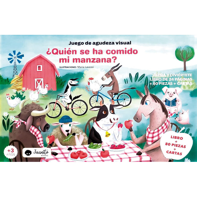 ¿Quién se ha comido mi manzana? Juego de agudeza visual