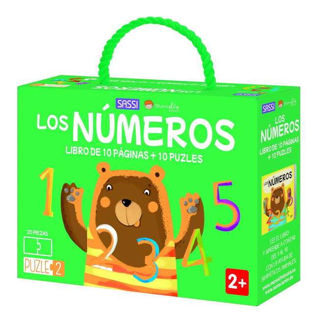 Los números (libro+puzle-10 pzas)