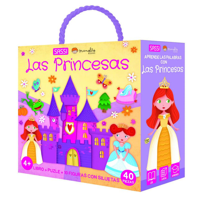Las princesas (libro+puzle+10 fig. C/silueta)
