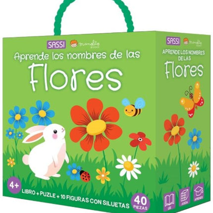 Los nombres de las flores (libro+puzle-40 pza)