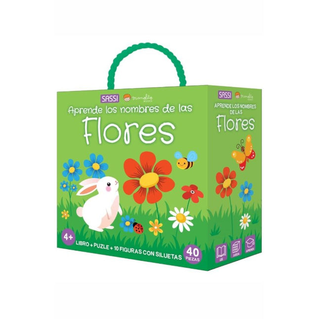 Los nombres de las flores (libro+puzle-40 pza)