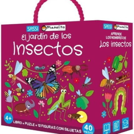 El jardín de los insectos (libro+puzle-40 pza)