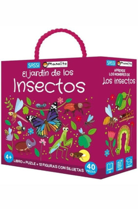 El jardín de los insectos (libro+puzle-40 pza)